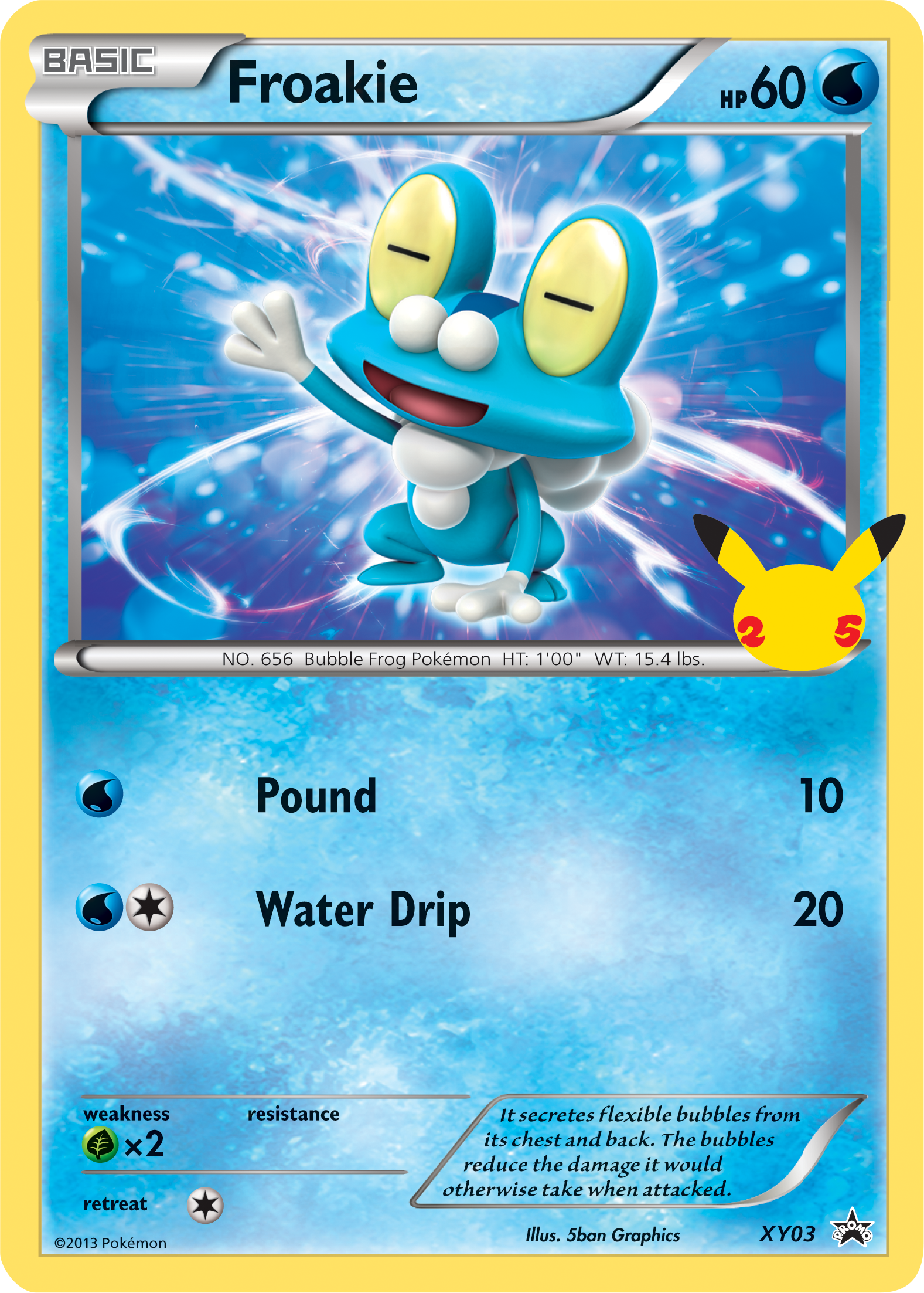 Froakie (XY03) (Jumbo Card) [First Partner Pack] | Mindsight Gaming