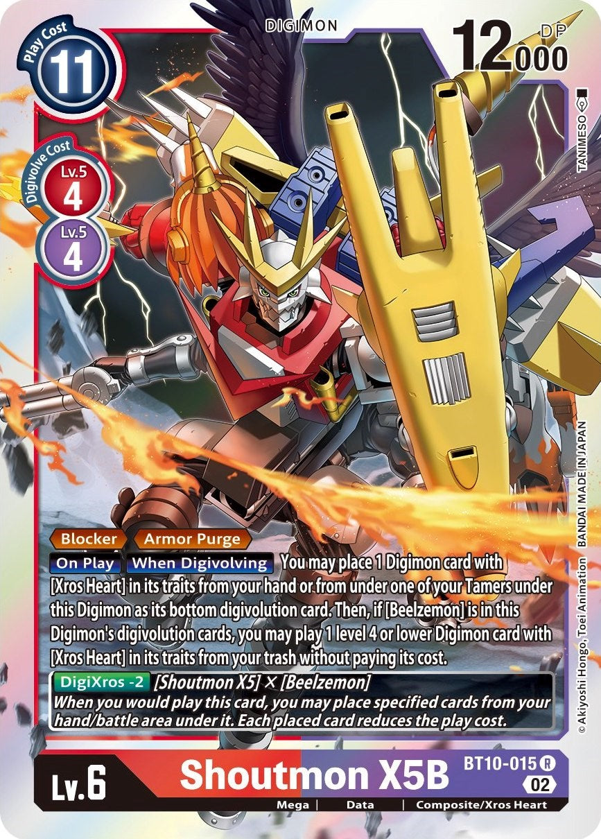 Shoutmon X5B [BT10-015] [Xros Encounter] | Mindsight Gaming