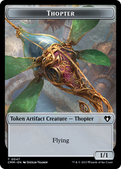 Thopter // Elemental (0025) Double-Sided Token [Commander Masters Tokens] | Mindsight Gaming