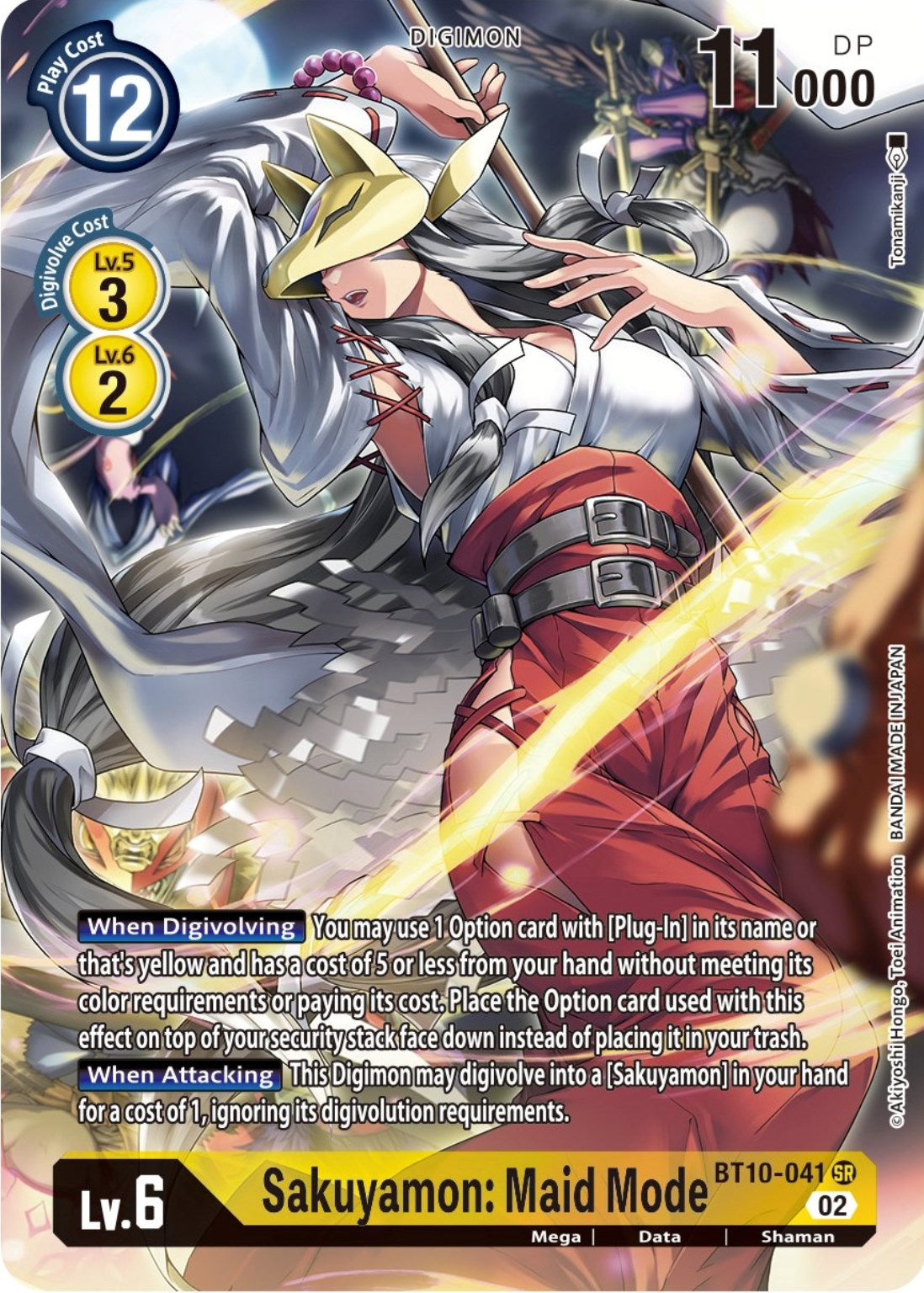 Sakuyamon: Maid Mode [BT10-041] (Alternate Art) [Xros Encounter] | Mindsight Gaming