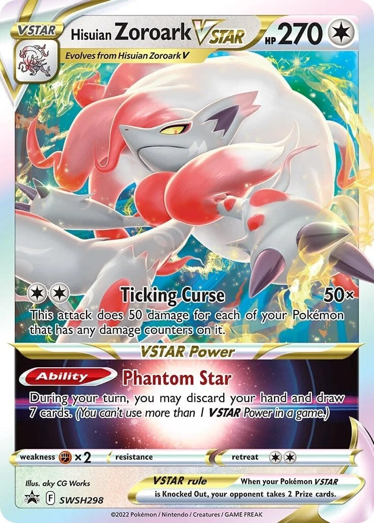 Hisuian Zoroark VSTAR (SWSH298) (Jumbo Card) [Sword & Shield: Lost Origin] | Mindsight Gaming