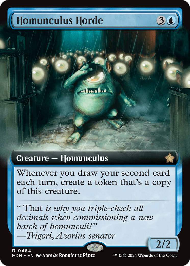 Homunculus Horde (Extended Art) [Foundations] | Mindsight Gaming