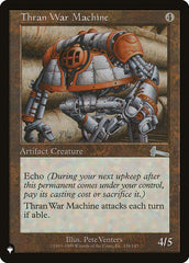 Thran War Machine [The List] | Mindsight Gaming