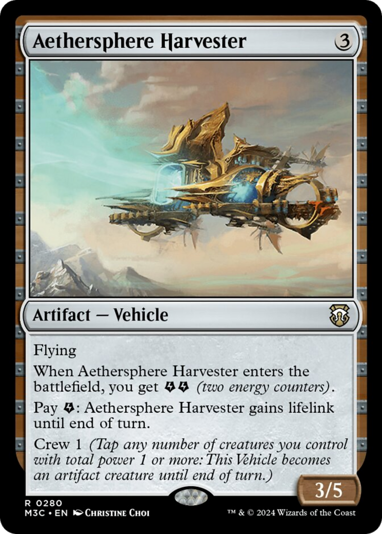 Aethersphere Harvester [Modern Horizons 3 Commander] | Mindsight Gaming