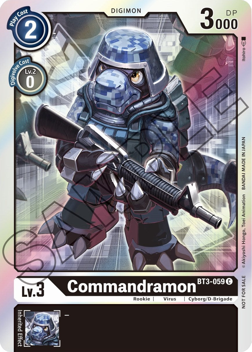 Commandramon [BT3-059] (Event Pack 1) [Release Special Booster Promos] | Mindsight Gaming