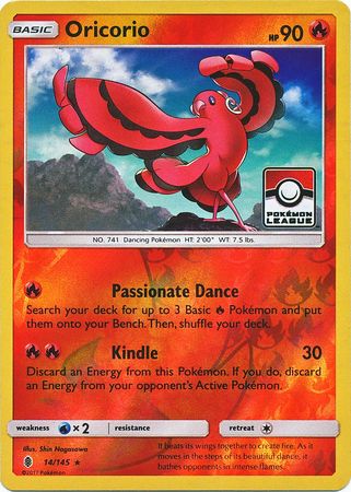 Oricorio (14/145) (League Promo) [Sun & Moon: Guardians Rising] | Mindsight Gaming