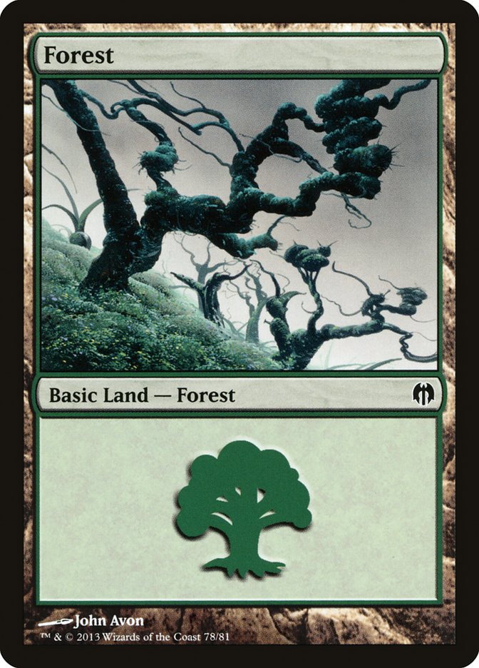 Forest (78) [Duel Decks: Heroes vs. Monsters] | Mindsight Gaming