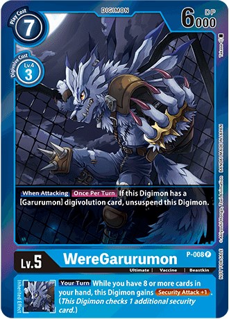 WereGarurumon [P-008] (Gift Box 2022) [Promotional Cards] | Mindsight Gaming