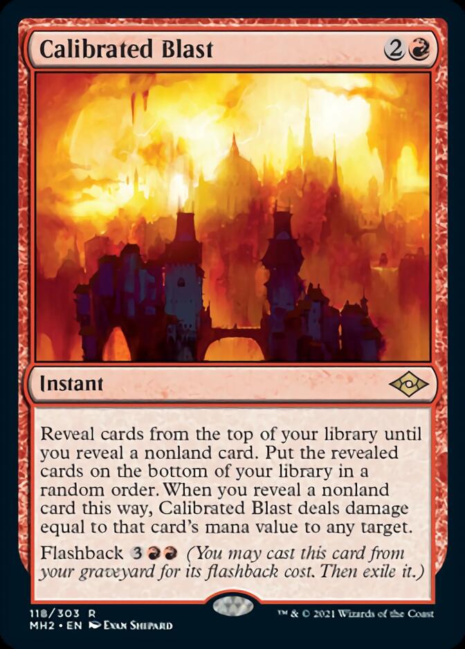 Calibrated Blast [Modern Horizons 2] | Mindsight Gaming