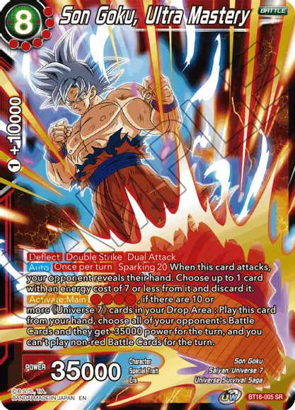 Son Goku, Ultra Mastery (BT16-005) [Realm of the Gods] | Mindsight Gaming