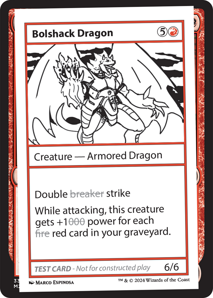 Bolshack Dragon [Mystery Booster 2 Playtest Cards] | Mindsight Gaming