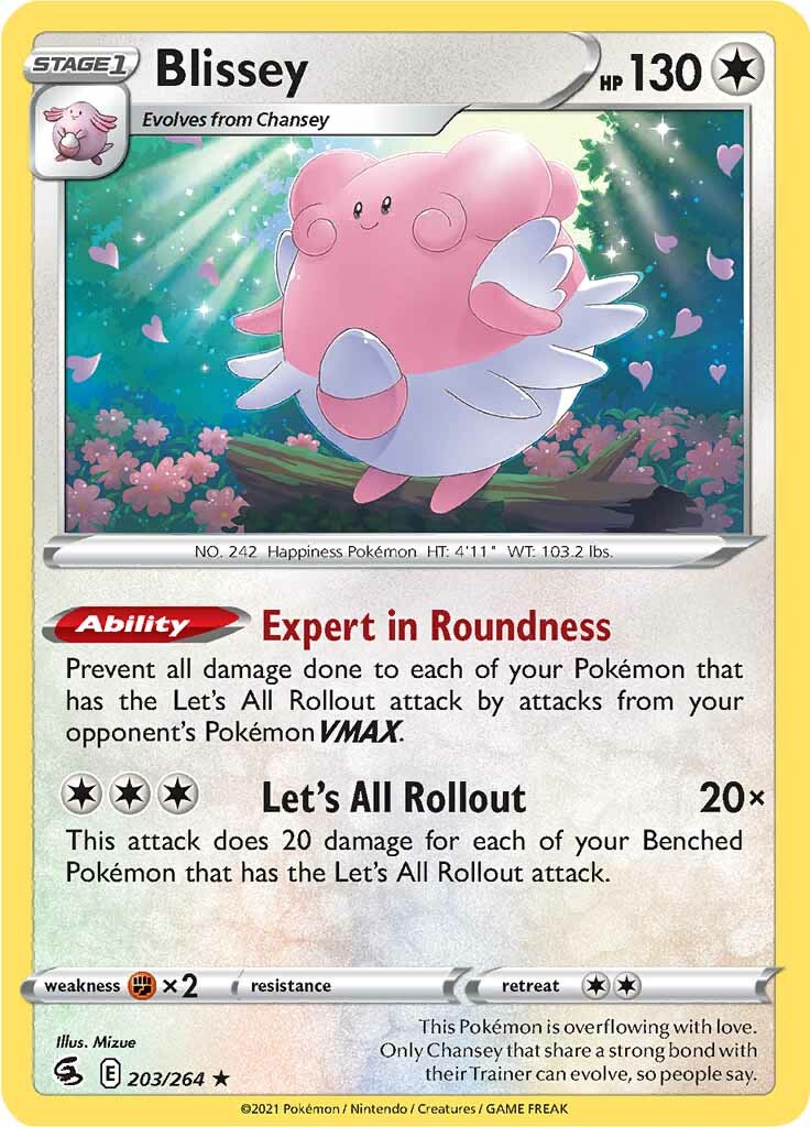 Blissey (203/264) [Sword & Shield: Fusion Strike] | Mindsight Gaming