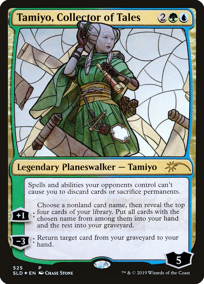 Tamiyo, Collector of Tales (Stained Glass) [Secret Lair Drop Promos] | Mindsight Gaming