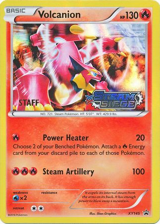 Volcanion (XY145) (Staff) [XY: Black Star Promos] | Mindsight Gaming