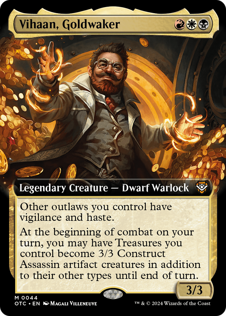 Vihaan, Goldwaker (Extended Art) [Outlaws of Thunder Junction Commander] | Mindsight Gaming