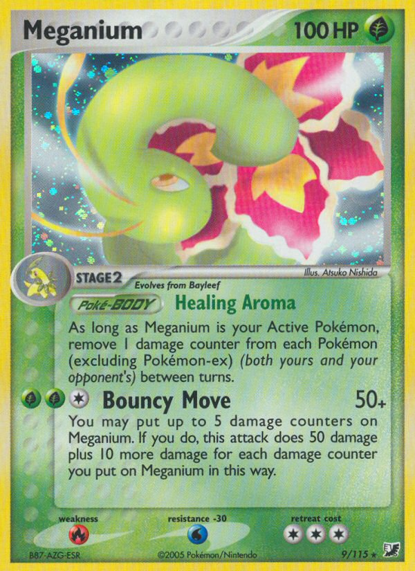 Meganium (9/115) [EX: Unseen Forces] | Mindsight Gaming