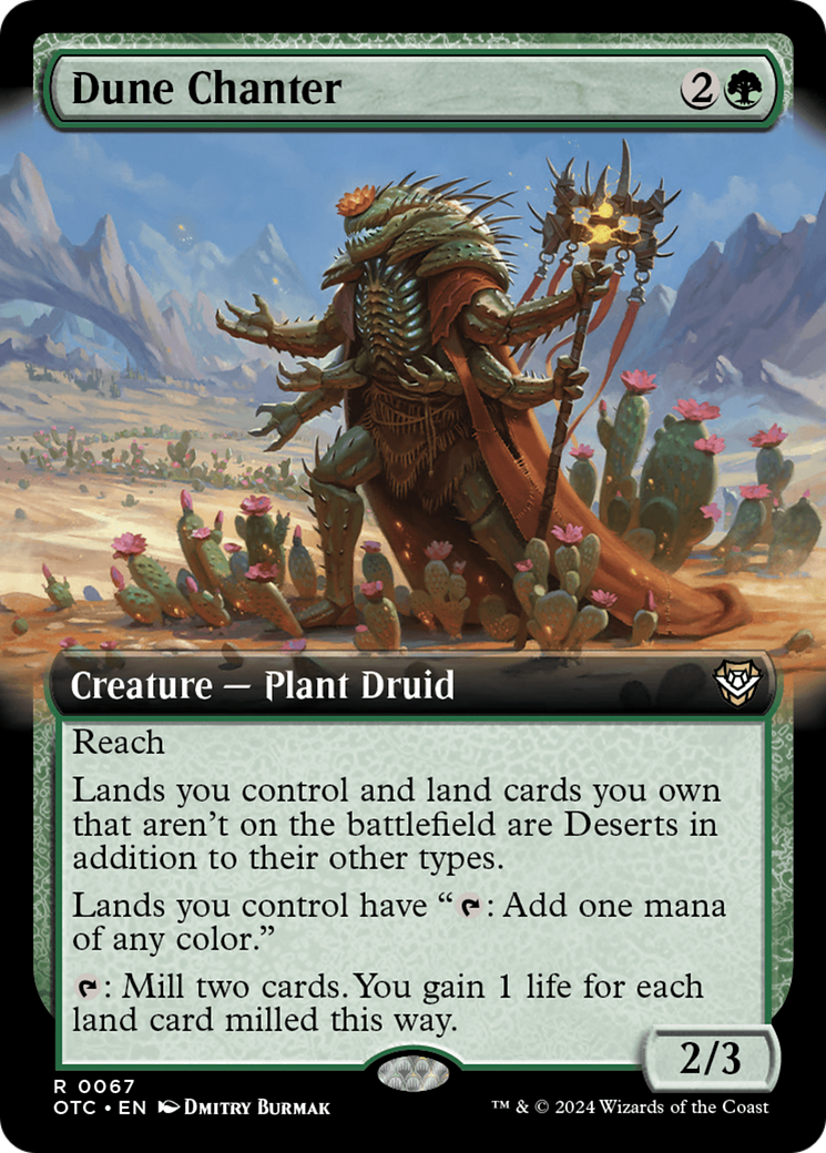 Dune Chanter (Extended Art) [Outlaws of Thunder Junction Commander] | Mindsight Gaming