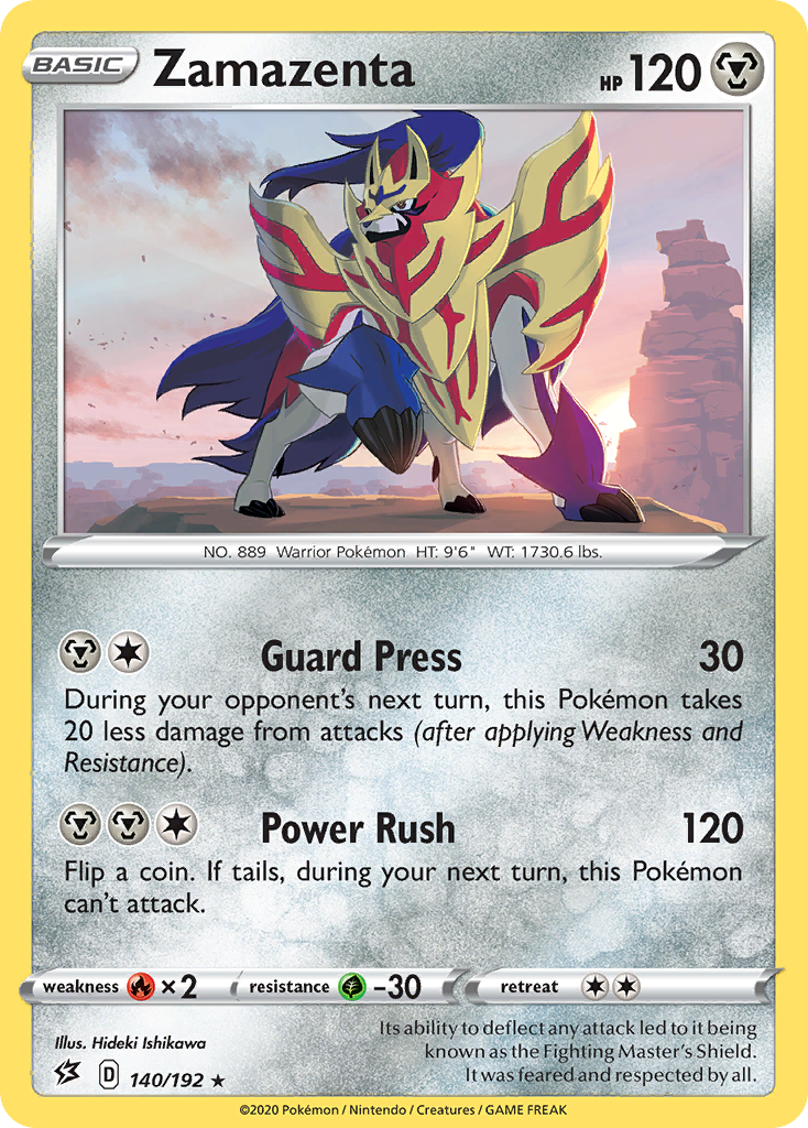 Zamazenta (140/192) [Sword & Shield: Rebel Clash] | Mindsight Gaming