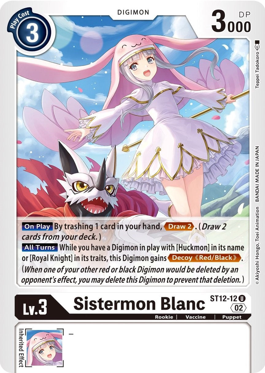 Sistermon Blanc [ST12-12] [Starter Deck: Jesmon] | Mindsight Gaming