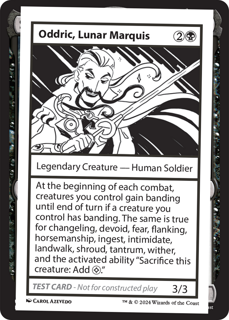 Oddric, Lunar Marquis [Mystery Booster 2 Playtest Cards] | Mindsight Gaming