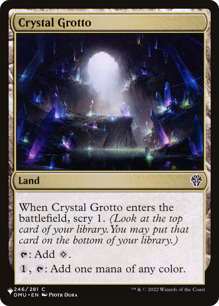 Crystal Grotto [The List Reprints] | Mindsight Gaming