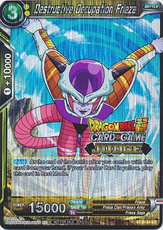 Destructive Occupation Frieza (BT2-104) [Judge Promotion Cards] | Mindsight Gaming