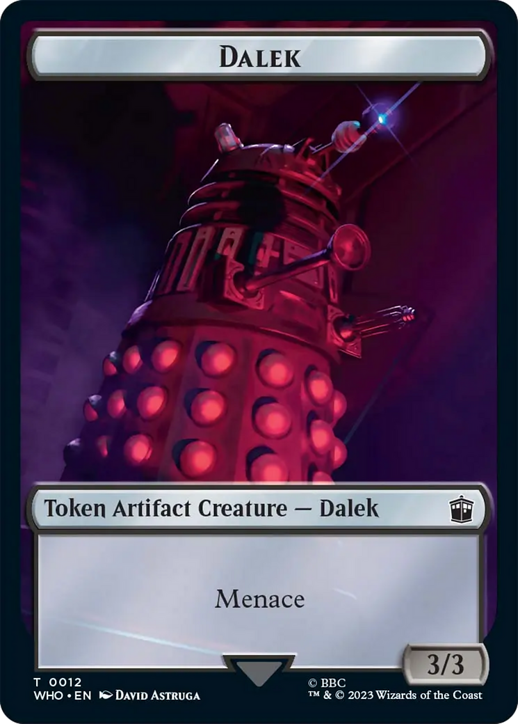 Dalek Token [Doctor Who Tokens] | Mindsight Gaming