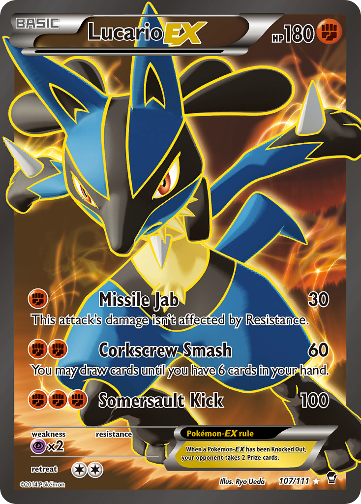 Lucario EX (107/111) [XY: Furious Fists] | Mindsight Gaming