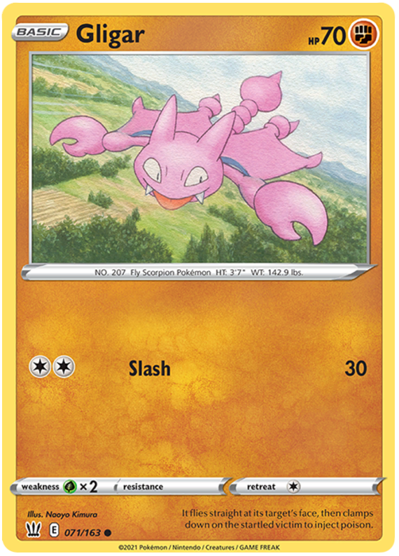 Gligar (071/163) [Sword & Shield: Battle Styles] | Mindsight Gaming