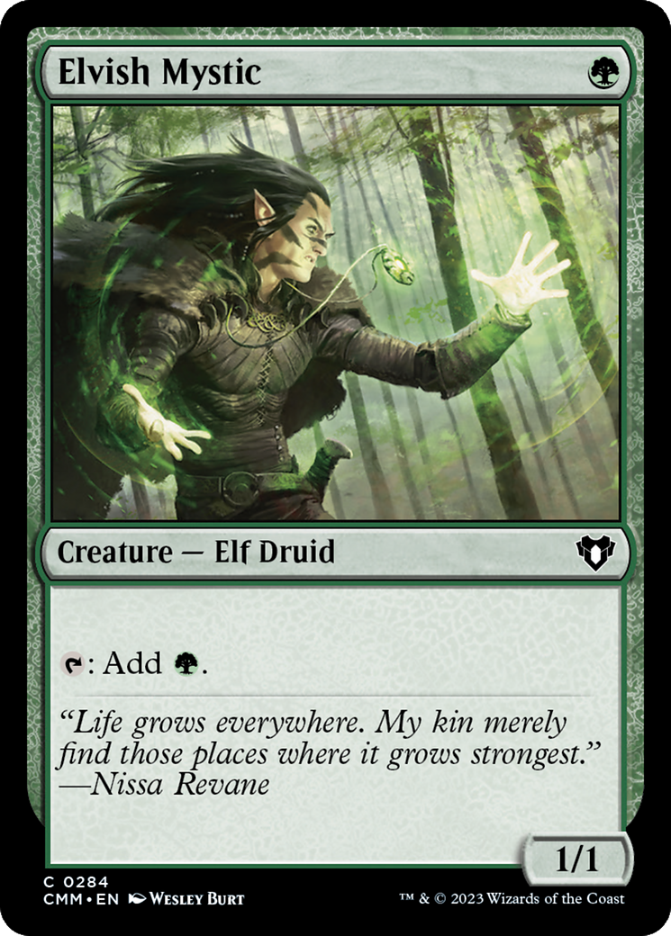 Elvish Mystic [Commander Masters] | Mindsight Gaming