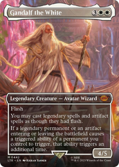 Gandalf the White (Borderless Alternate Art) [The Lord of the Rings: Tales of Middle-Earth] | Mindsight Gaming