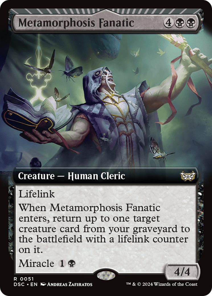 Metamorphosis Fanatic (Extended Art) [Duskmourn: House of Horror Commander] | Mindsight Gaming