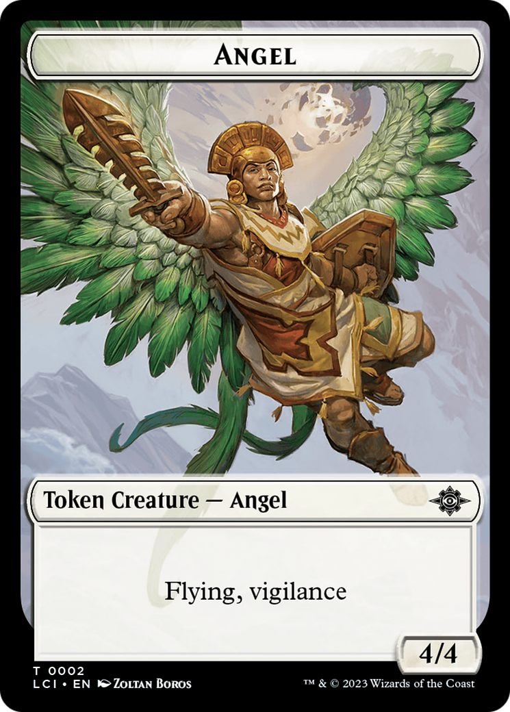 Map // Angel Double-Sided Token [The Lost Caverns of Ixalan Tokens] | Mindsight Gaming