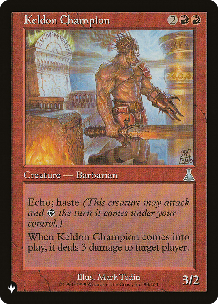 Keldon Champion [The List Reprints] | Mindsight Gaming