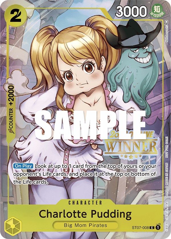 Charlotte Pudding (Offline Regional 2023) [Winner] [One Piece Promotion Cards] | Mindsight Gaming