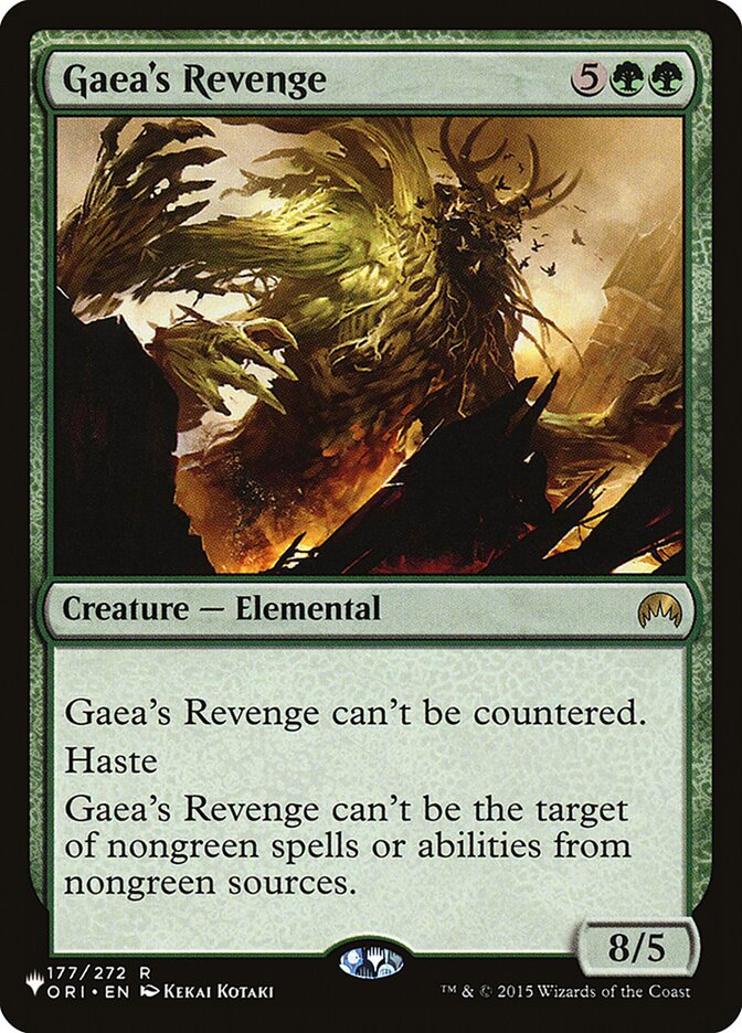 Gaea's Revenge [The List] | Mindsight Gaming