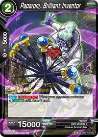 Paparoni, Brilliant Inventor (Divine Multiverse Draft Tournament) (DB2-139) [Tournament Promotion Cards] | Mindsight Gaming