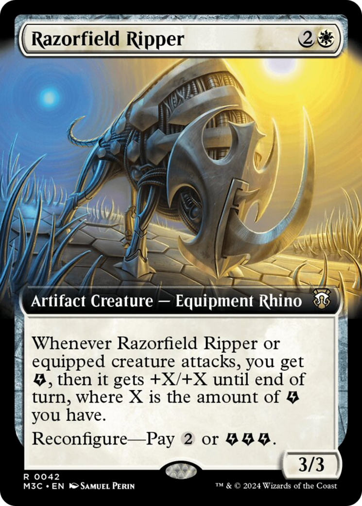 Razorfield Ripper (Extended Art) [Modern Horizons 3 Commander] | Mindsight Gaming