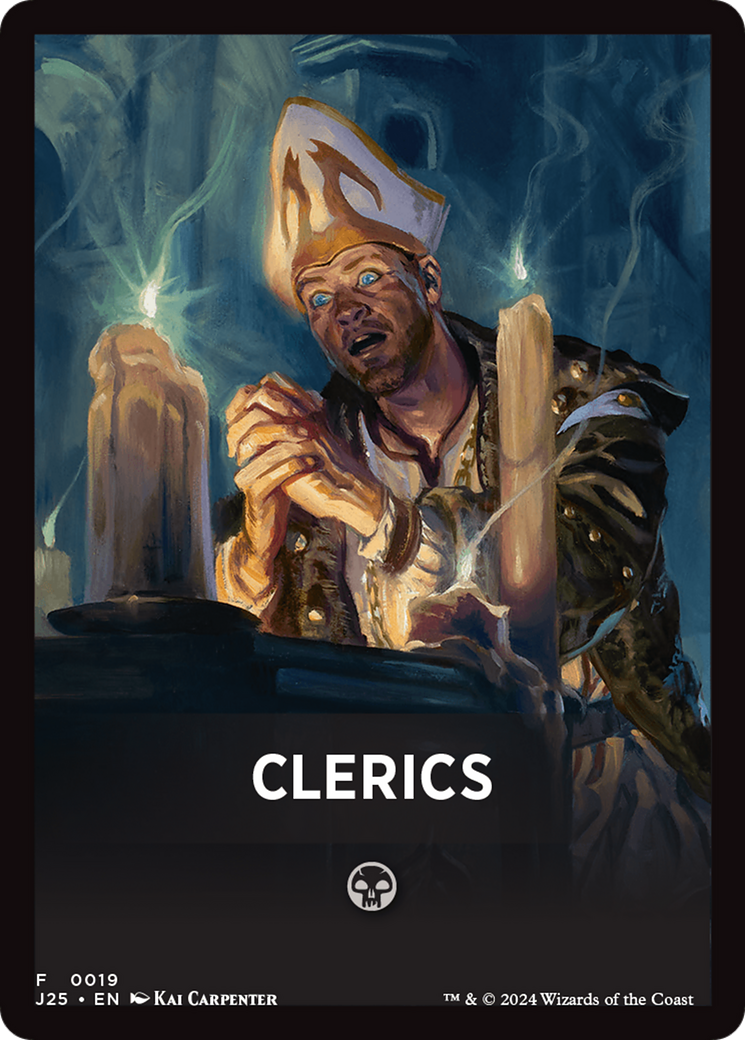 Clerics Theme Card [Foundations Jumpstart Front Cards] | Mindsight Gaming