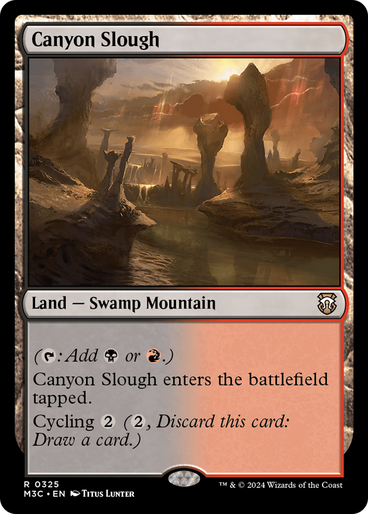 Canyon Slough (Ripple Foil) [Modern Horizons 3 Commander] | Mindsight Gaming