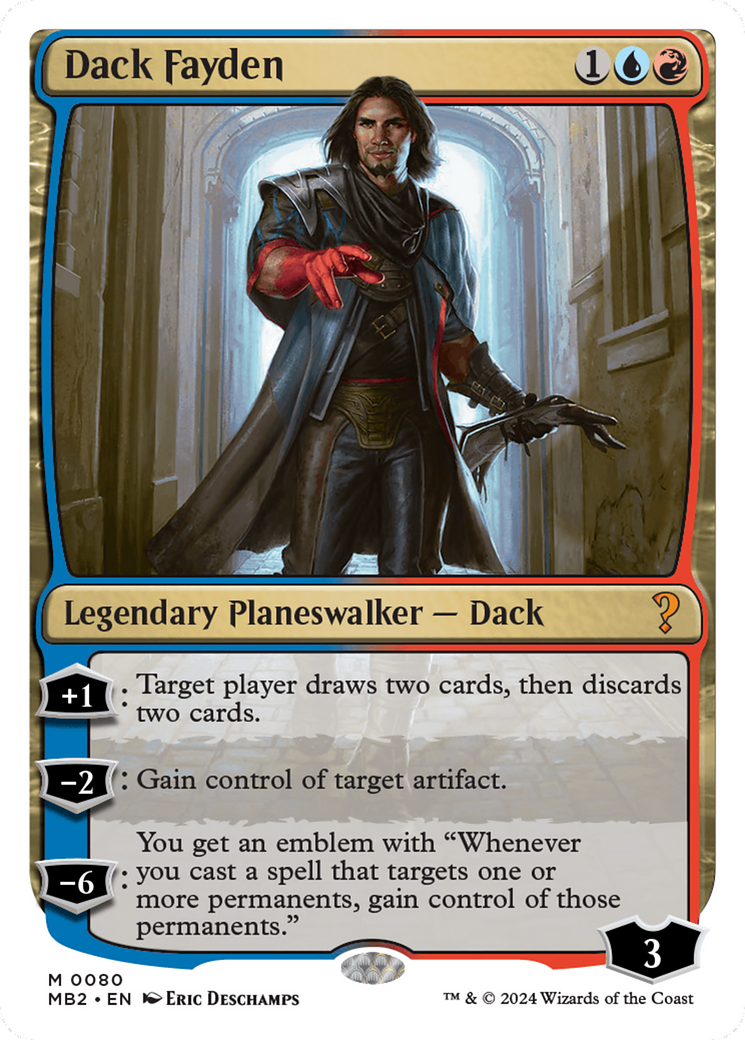 Dack Fayden (White Border) [Mystery Booster 2] | Mindsight Gaming