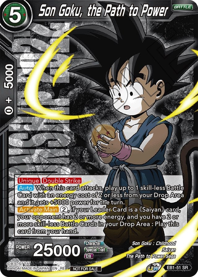 Son Goku, the Path to Power (Championship 2022) (EB1-51) [Promotion Cards] | Mindsight Gaming