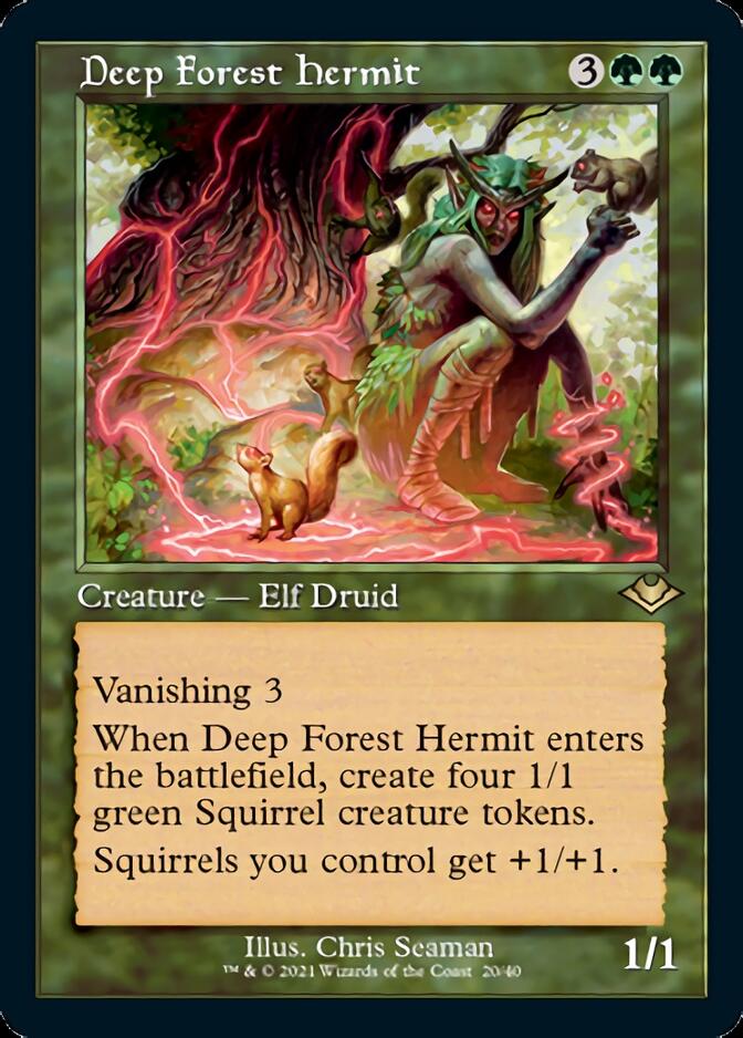 Deep Forest Hermit (Retro Foil Etched) [Modern Horizons] | Mindsight Gaming