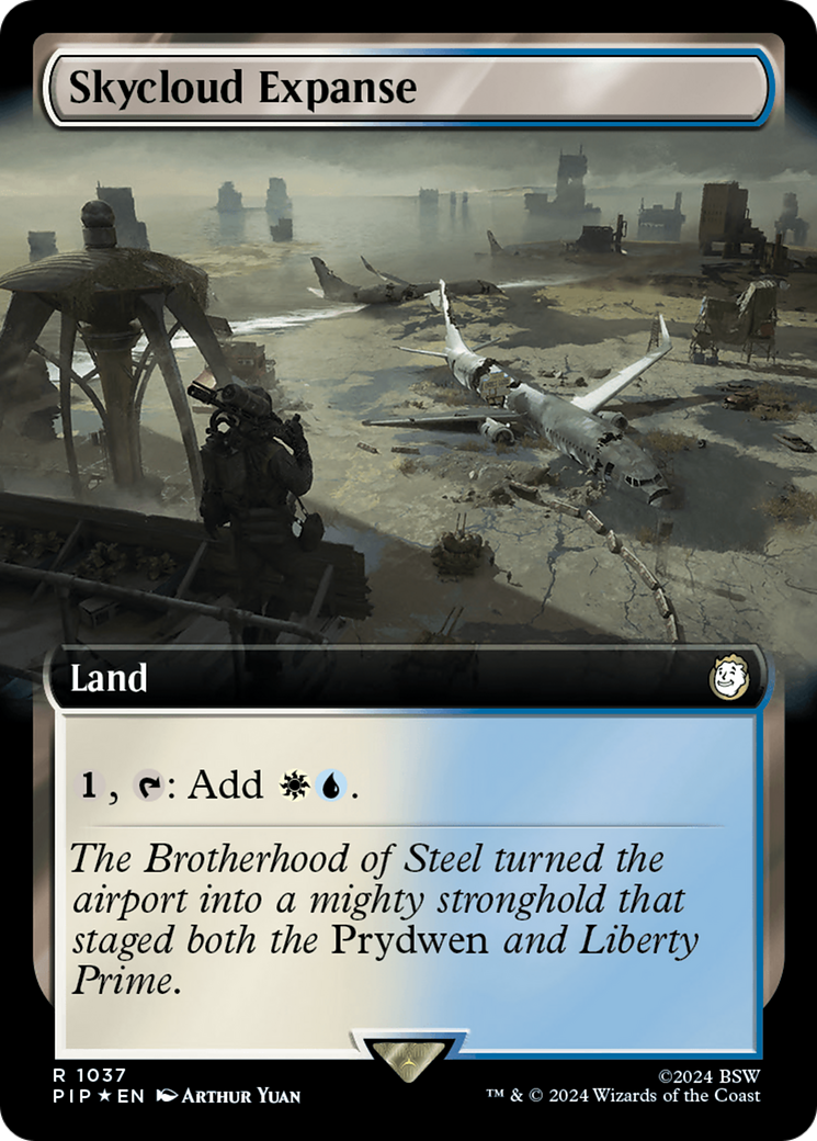 Skycloud Expanse (Extended Art) (Surge Foil) [Fallout] | Mindsight Gaming