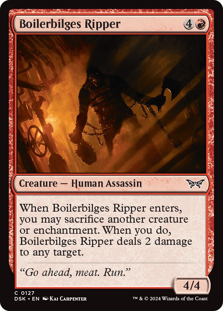 Boilerbilges Ripper [Duskmourn: House of Horror] | Mindsight Gaming