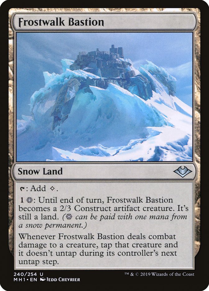 Frostwalk Bastion [Modern Horizons] | Mindsight Gaming