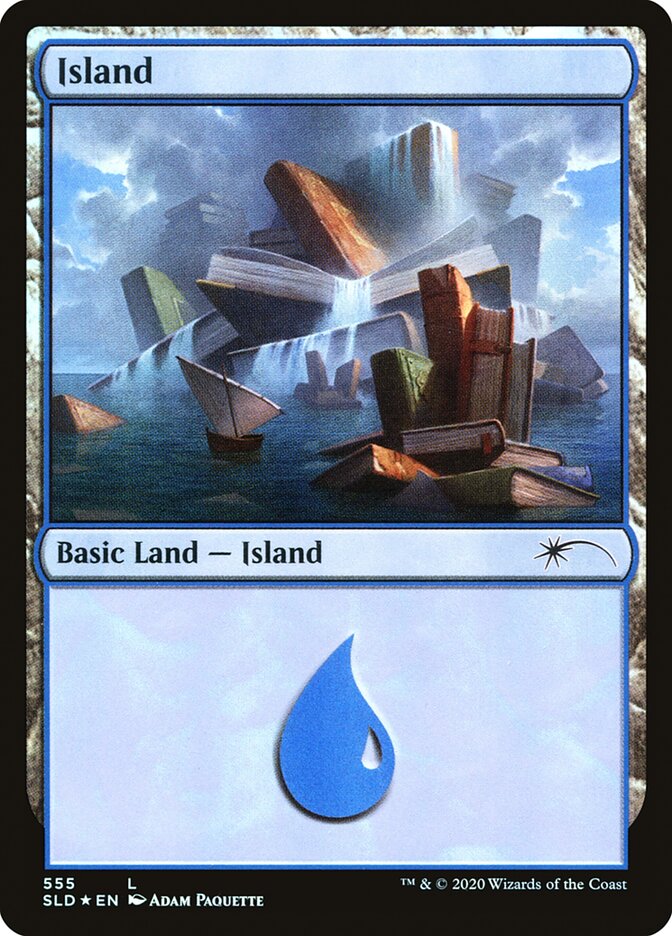 Island (Well Read) (555) [Secret Lair Drop Promos] | Mindsight Gaming