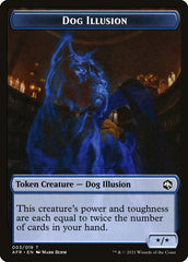 Zombie // Dog Illusion Double-Sided Token [Dungeons & Dragons: Adventures in the Forgotten Realms Tokens] | Mindsight Gaming