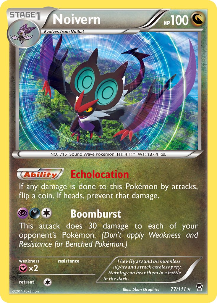 Noivern (77/111) (Cosmos Holo) (Blister Exclusive) [XY: Furious Fists] | Mindsight Gaming