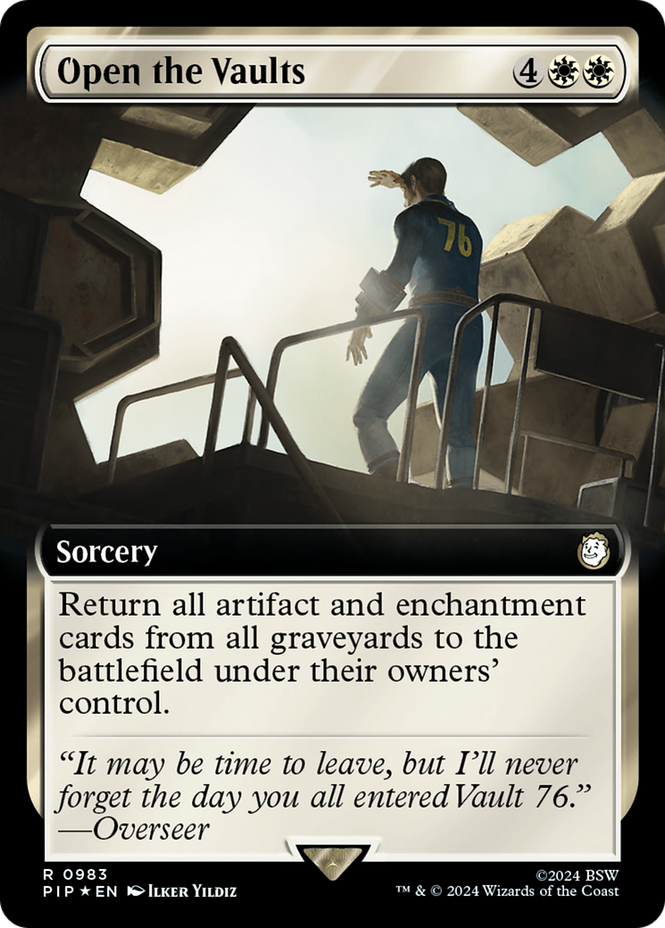 Open the Vaults (Extended Art) (Surge Foil) [Fallout] | Mindsight Gaming